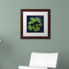 Framed Art Trademark Fine Art KS0175-W1616MF Giant Lily Pad Framed Art