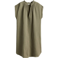 H&M Muslin Dress - Khaki Green