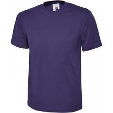 Purple - Unisex Tops Uneek UC301 Classic T-Shirt COLOUR: Purple