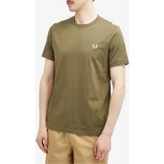 Fred Perry Ringer T Shirt Green