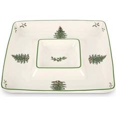 Spode Plateaux de Service Spode Square Chip Dip 12.5" Serving Platter & Tray