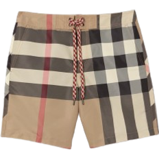 Burberry Uomo Costumi da bagno Burberry Men's Check Swim Shorts - Archive Beige