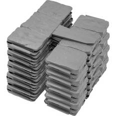 KCT 4 Pack- Stone Slab Garden Lawn Border Edgings Pieces
