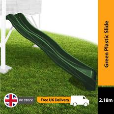 BillyOh Mad Dash 2.18m Plastic Slide Forest Green