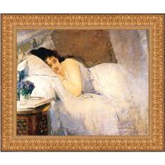 Metal Framed Art Vault W Artwork Morning Awakening Replica Painting: Grande Framed Art