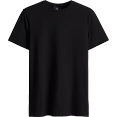 H&M Men T-shirts H&M Slim Fit T-shirt - Black