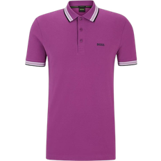 BOSS Men's Paddy Regular Polo Shirt - Bright Purple