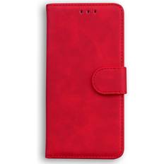 Xperia 5 vi Eiderwood Sony Xperia 5 VI Läder Fodral m. Plånbok Röd