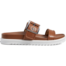 Sin cordones Sandalias Michael Kors Colby Leather Slide - Luggage