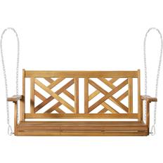 Canopy Porch Swings Christopher Knight Home Alejandro Outdoor Acacia