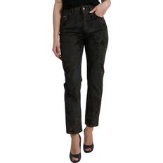 Dolce & Gabbana Brown Jeans Dolce & Gabbana Brun Bolmuld Denim Bukser Jeans Brun, Bukser, Color_Brun, Dame, IT40/S, Jeans, Jeans Pants Women Clothing