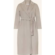 Svarta Kappor & Rockar 'S Max Mara Esturia Wool Wrap Coat - Beige