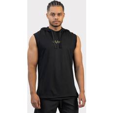 Maglioni Gavelo Power Sleeveless Hoodie - Black/Gold Male