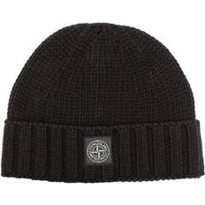 Stone Island Men Beanies Stone Island Compass-patch Wool Beanie