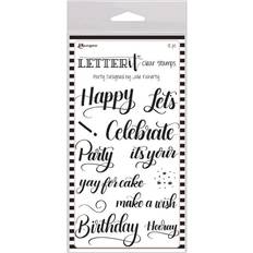 Ranger Letter It Clear Stamp Sets Party 15x10cm