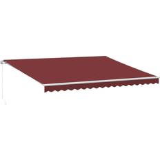 Manuell styrning Terassmarkiser vidaXL Manual Retractable Awning 450x300cm