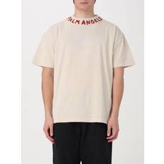 Palm Angels T-shirts Palm Angels Seasonal Logo T-Shirt - Beige