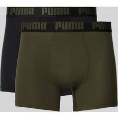 Boxer - Green Men's Underwear Puma Basic Boxer Briefs - Forest Night Tonal