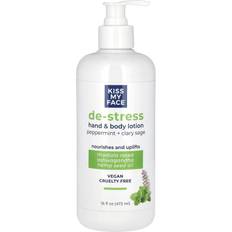 Kiss My Face De-Stress Hand & Body Lotion - Peppermint + Clary Sage 473ml