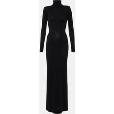 Knitted Dresses Tom Ford Cashmere turtleneck maxi dress black US 4