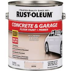 Floor Paints Rust-Oleum PK Concrete & Garage & Primer 1 Gal. Sand Floor Paint