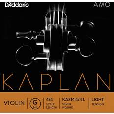 Light Strings D'Addario Kaplan Amo Violinsaite Einzelsaite G KA314 4/4L Violinsaiten 4/4 Skala, Leichte Spannung