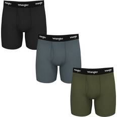 Wrangler Men Underwear Wrangler Mens Cooling Boxer Briefs Dry Cool Cotton Men's Boxer Briefs