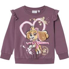 Lilla Collegegensere Name It Jyla Paw Patrol Sweatshirt - Arctic Dusk (13232340)