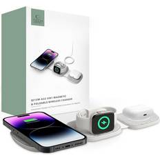 Trådlös laddare till iphone och apple watch Tech-Protect 3in1 Magsafe Trådlös Laddare iPhone/Apple Watch/AirPods TheMobileStore Magsafe Laddare