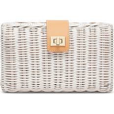 White Clutches Kayu Lou Mini Clutch White