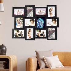 B&Q Trendi Large Multi Aperture Picture Holds 12 X Collage Picture Wall-Mounted Photo Frame