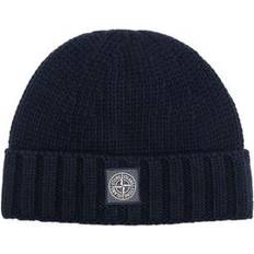 Stone Island Men Beanies Stone Island Compass-patch Wool Beanie