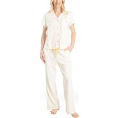 Clothing Ocean Pacific Women's Day Breakers Hoodie Pj Set Off White