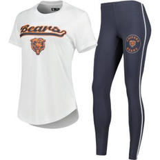 Underwear Concepts Sport Women's White, Charcoal Chicago Bears Sonata T-shirt and Leggings Sleep Set White, Charcoal White/Charcoal