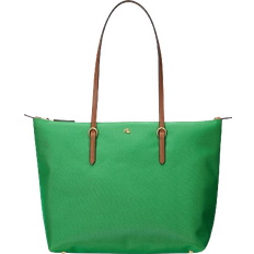 Lauren Ralph Lauren Keaton Medium Canvas Tote Bag - Green