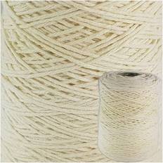 Acrylic Rug Yarn Cone Cream 505m