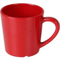 Melamine Cups & Mugs Color Pure Red 3.125 mug Cup