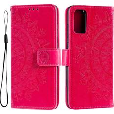 Skalo Samsung A33 5G Mandala Plånboksfodral Cerise Cerise