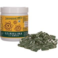 Aurospirul Vitaminer & Kosttilskud Aurospirul Sun-Dried Spirulina Amla 500 Veg Capsules 500 stk