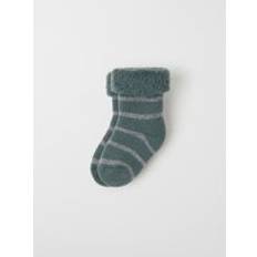 Boys - Green Socks Polarn O. Pyret Terry Merino Baby Socks Green 1-4m x 13/15