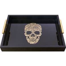 Serving Death Modern with Skull Gothic Serving Tray