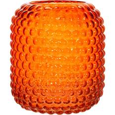 Sass & Belle Amber Orange Vase 20cm