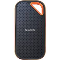 SanDisk SSD External 2 TB USB 3.2 Gen 2x2 Max 2000 MB/s Splashproof Dustproof SDSSDE81-2T00-GH25 Extreme Pro Portable SSD V2 Eco Packaging