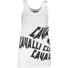 One Size - Women Tank Tops Cavalli Class Cotton Women Top - White
