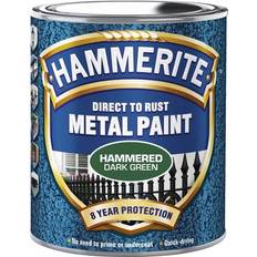 Hammerite Målarfärg Hammerite mörkgrön 750ml Metallfärg 0.75L