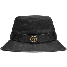 Poliammide Cappelli Gucci Gg Canvas Bucket Hat - Black