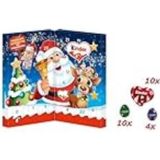 Kinder Adventskalendrar Kinder kinder Mix Tisch-Adventskalender – Adventskalender mit leckeren Schokoladen-Spezialitäten – 1 Kalender à 113g