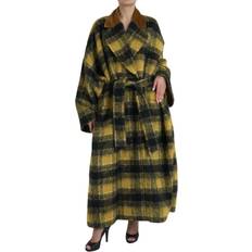 Women - Yellow Coats Dolce & Gabbana Belted Coats