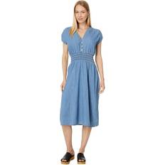 Tommy Hilfiger Dresses Tommy Hilfiger Women's V-Neck Smocked-Waist Fit & Flare Dress Lt Benson