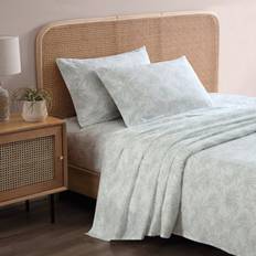 Hemtextil Tommy Bahama Cotton Printed Underlakan Grön (259.1x228.6cm)